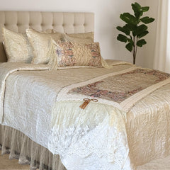 Book style -Bedcover & Runner set