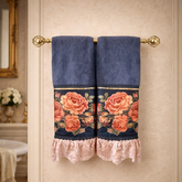 Crimson Rose Hand Towel