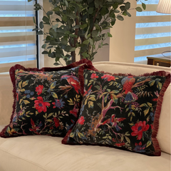 humming bird cushion cover