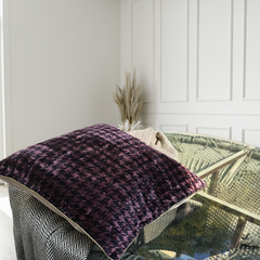 Houndstooth Luxe Cushion