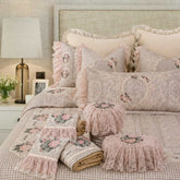 Pink Floral Bedding - Combo Set