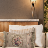 Antique floral Cushion cover