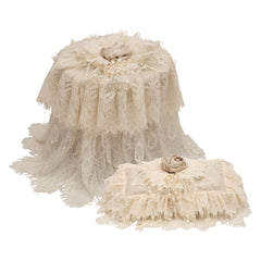 English wedding - tissue box cover