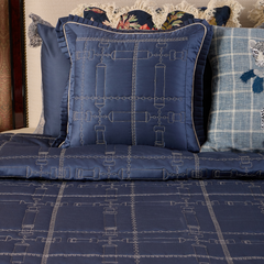 Linking Dreams Navy Bedcover Set- 3pc