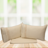 Éclat Royal Embellished Bedsheet -3pc