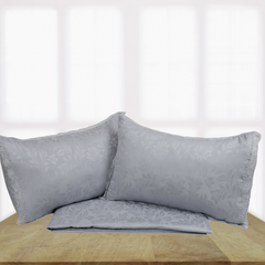 Blue Mist Jacquard Bedsheet -3pc