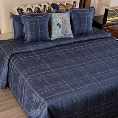 Linking Dreams Navy Bedcover Set- 3pc