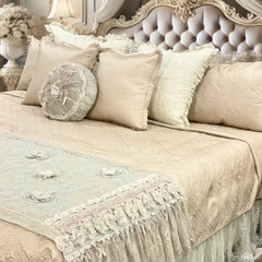 Floral Falls Runner and cushion