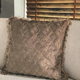 Glam Fringe Cushion