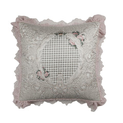 Pink floral- Cushion Cover