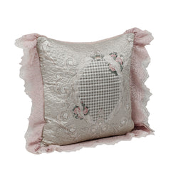 Pink floral- Cushion Cover