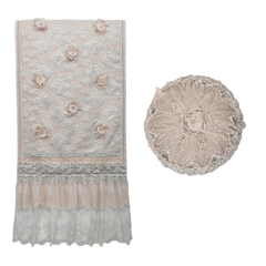 Floral Falls Runner and cushion