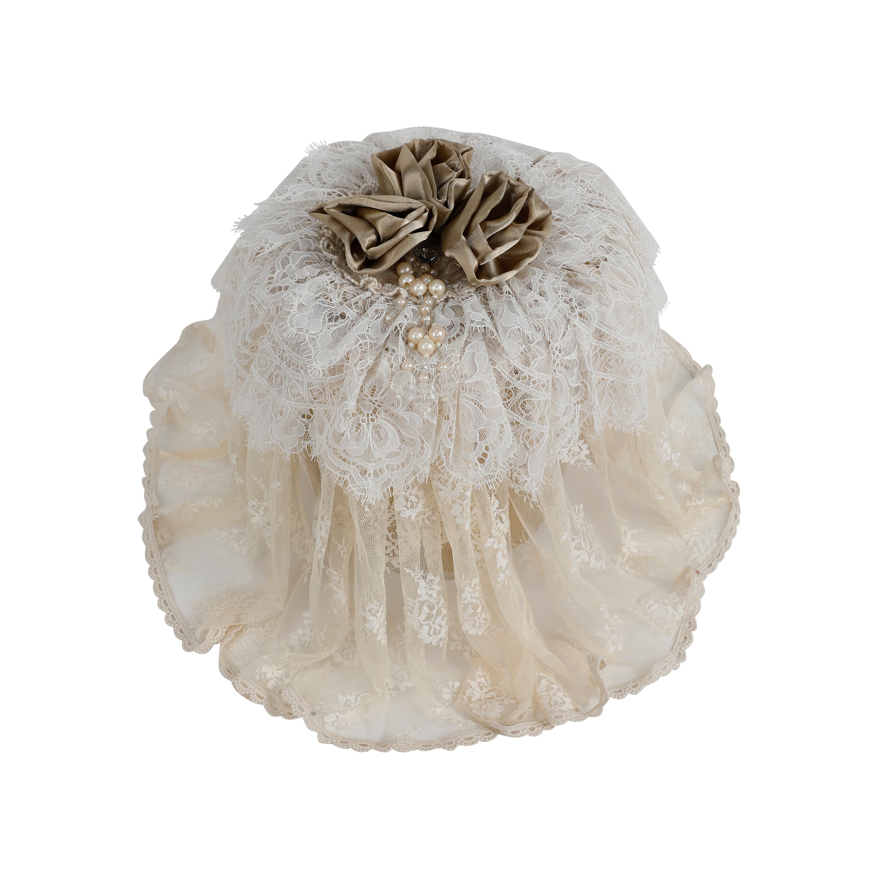 Gold and cream - Dustbin - Diva Riche