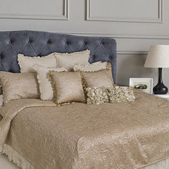 Water lily beige- Pillow cover - Diva Riche