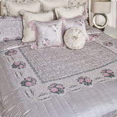 Pink floral - Pillow cover - Diva Riche