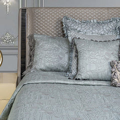 Water lily blue - Pillow cover - Diva Riche