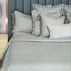 Lattice blue- Pillow cover - Diva Riche