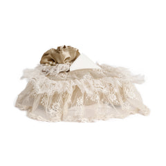 Gold and Cream - tissue box cover - Diva Riche
