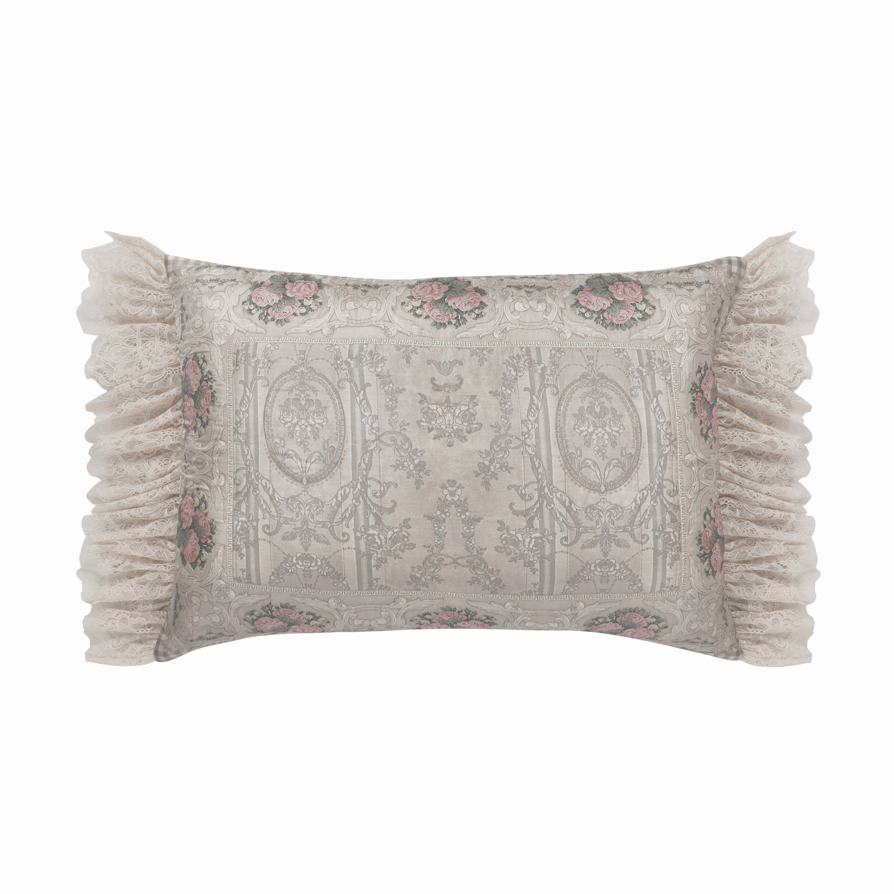 Pink floral - Pillow cover - Diva Riche