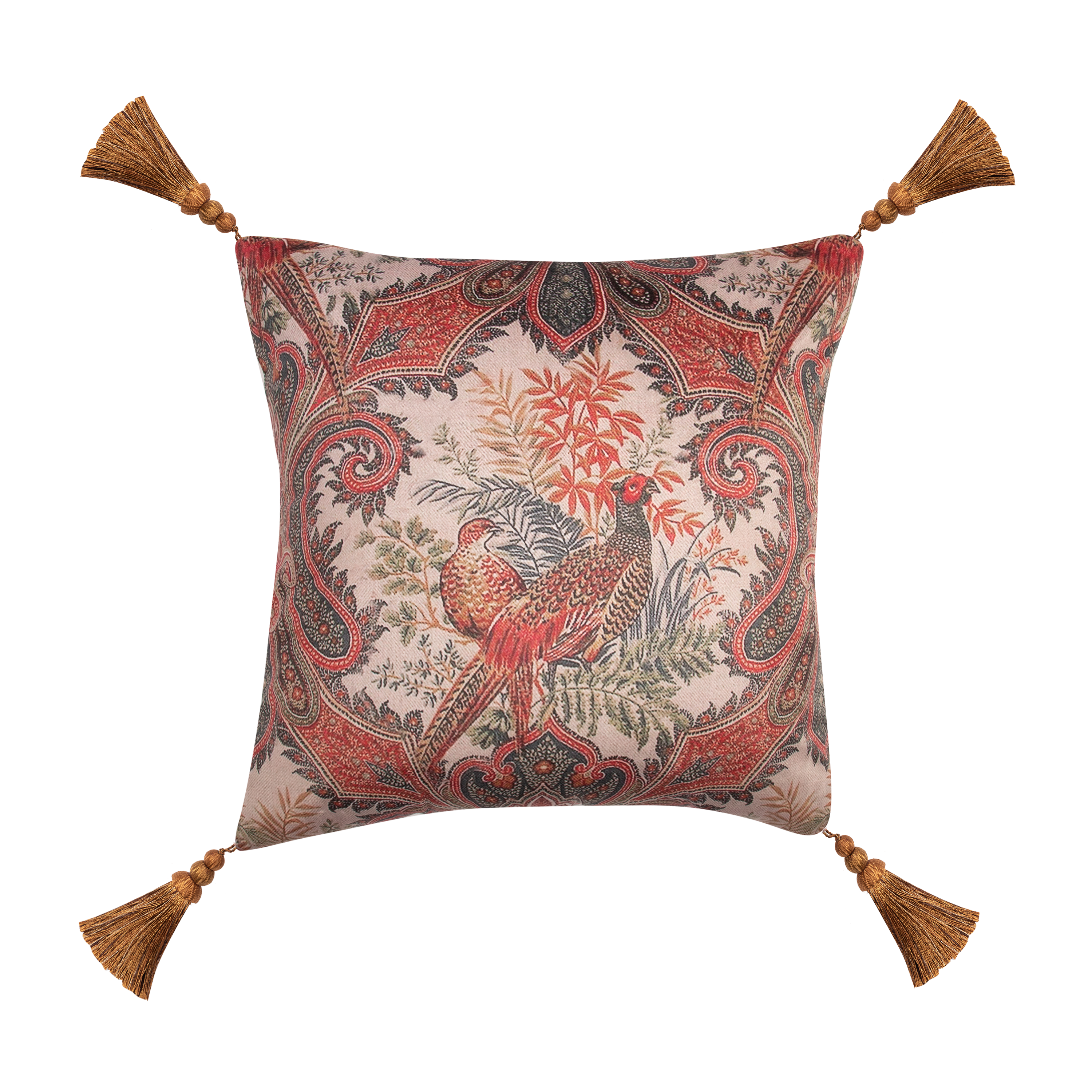 Pheasent cushion cover - Diva Riche