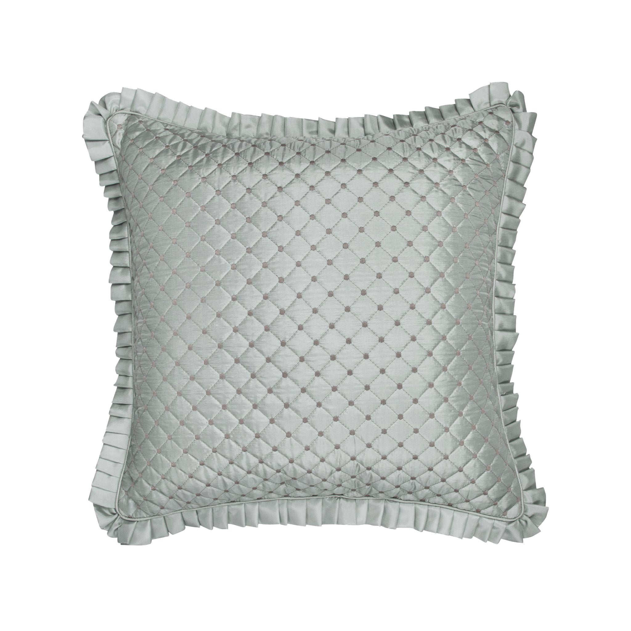 Lattice blue - Cushion Cover - Diva Riche