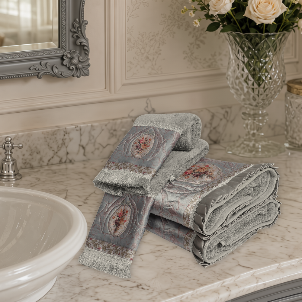 Antique Floral Towel