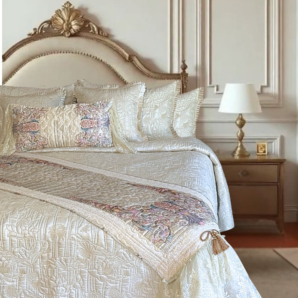 Book style -Bedcover & Runner set