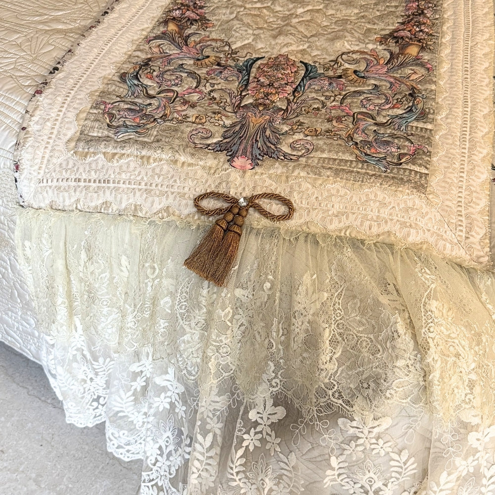 Book style -Bedcover & Runner set