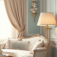 Vintage French Long cushion