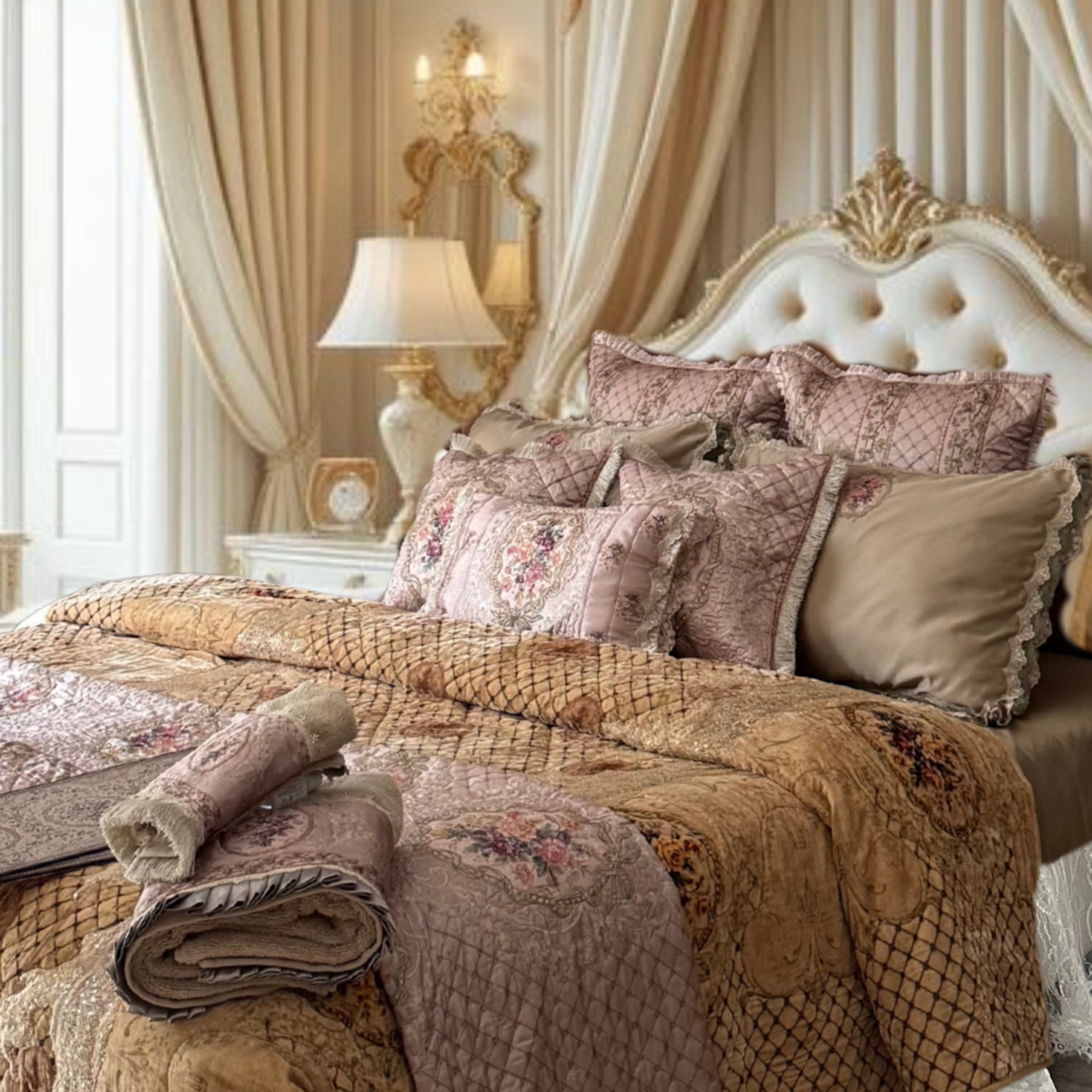 Antique Floral Quilt