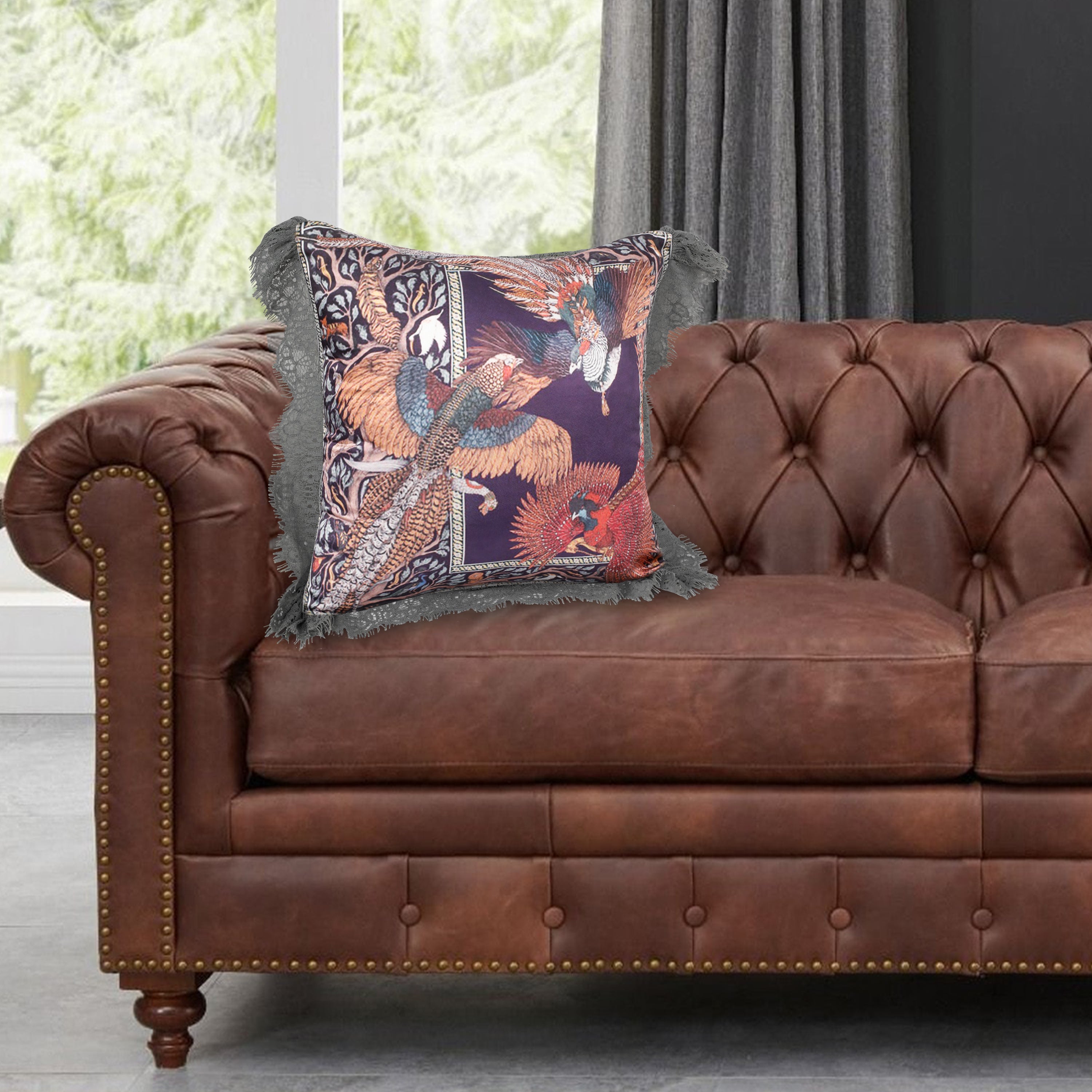 Firebird cushion cover