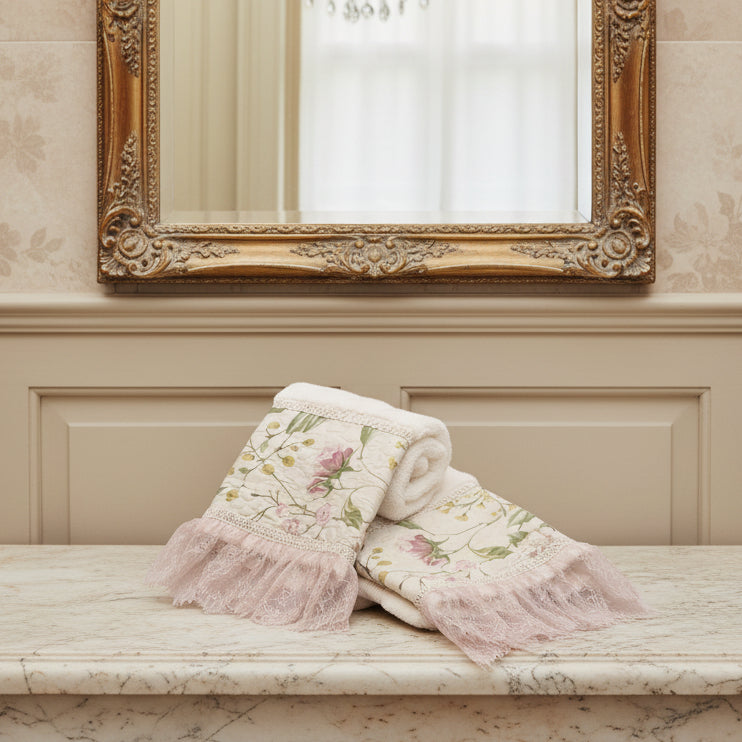 Floral Dusk Hand Towel