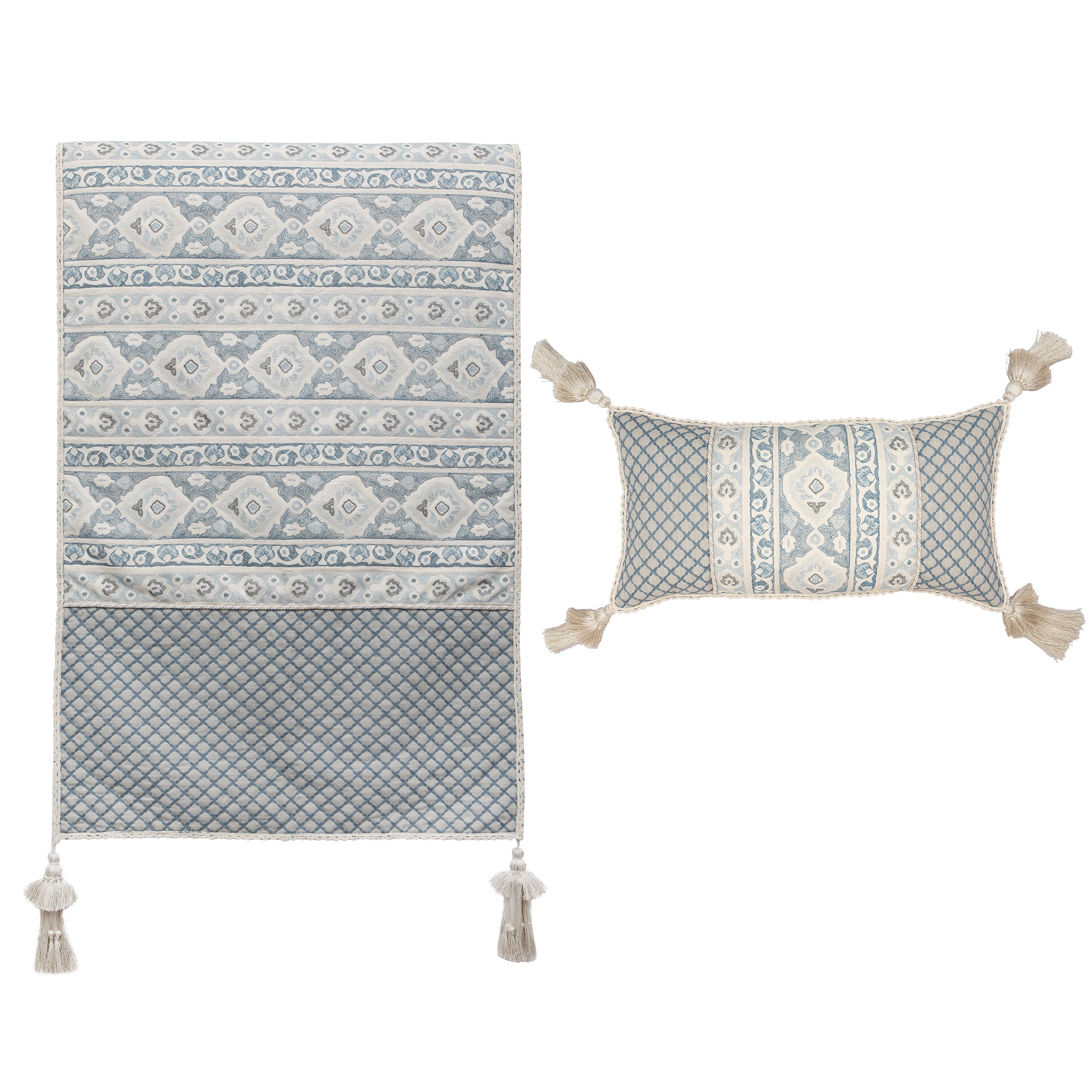 Oceanive Bed Runner & cushion