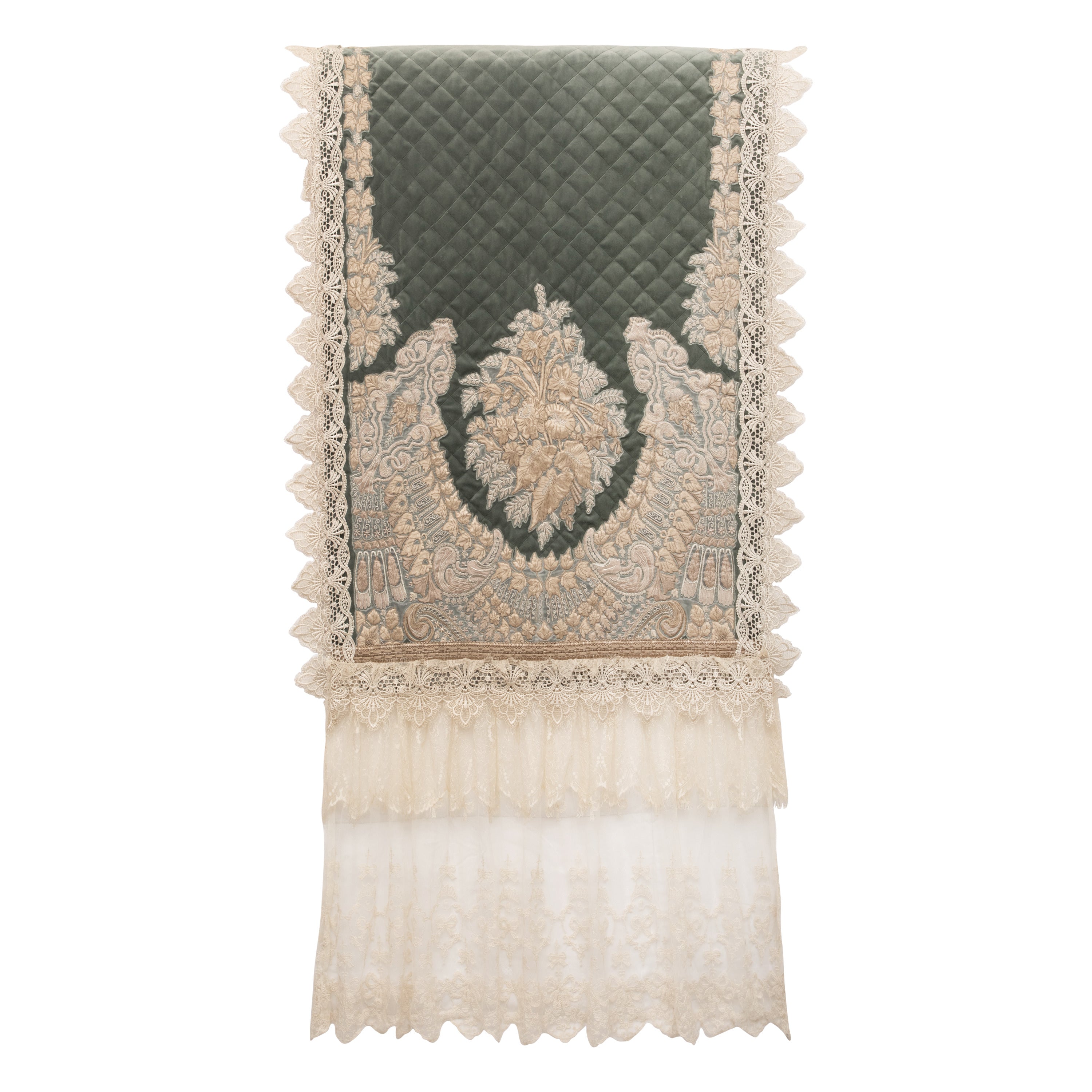 Vintage French - Runner and cushion