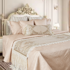 Vintage French-Bedcover & Runner set