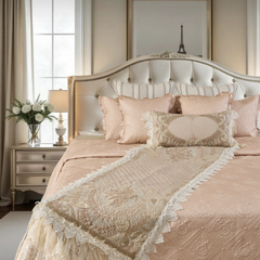 Vintage French-Bedcover & Runner set