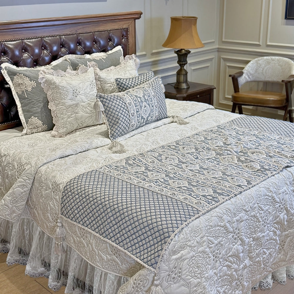 Oceanive- Cotton Bedcover & Runner Set