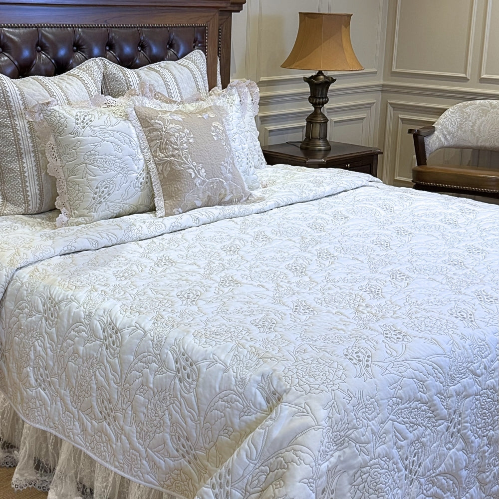 Bloom- Cotton Bedcover & Runner Set