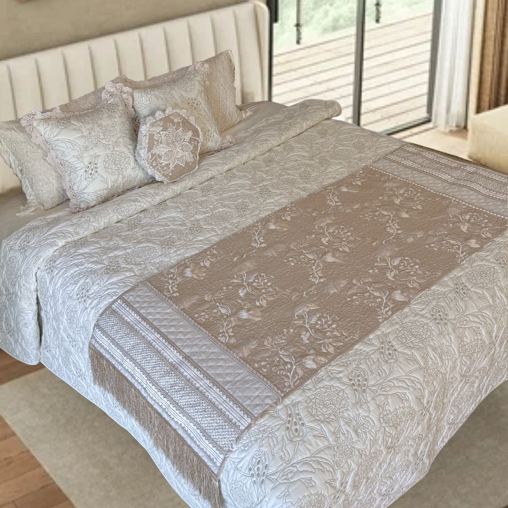 Bloom- Cotton Bedcover & Runner Set