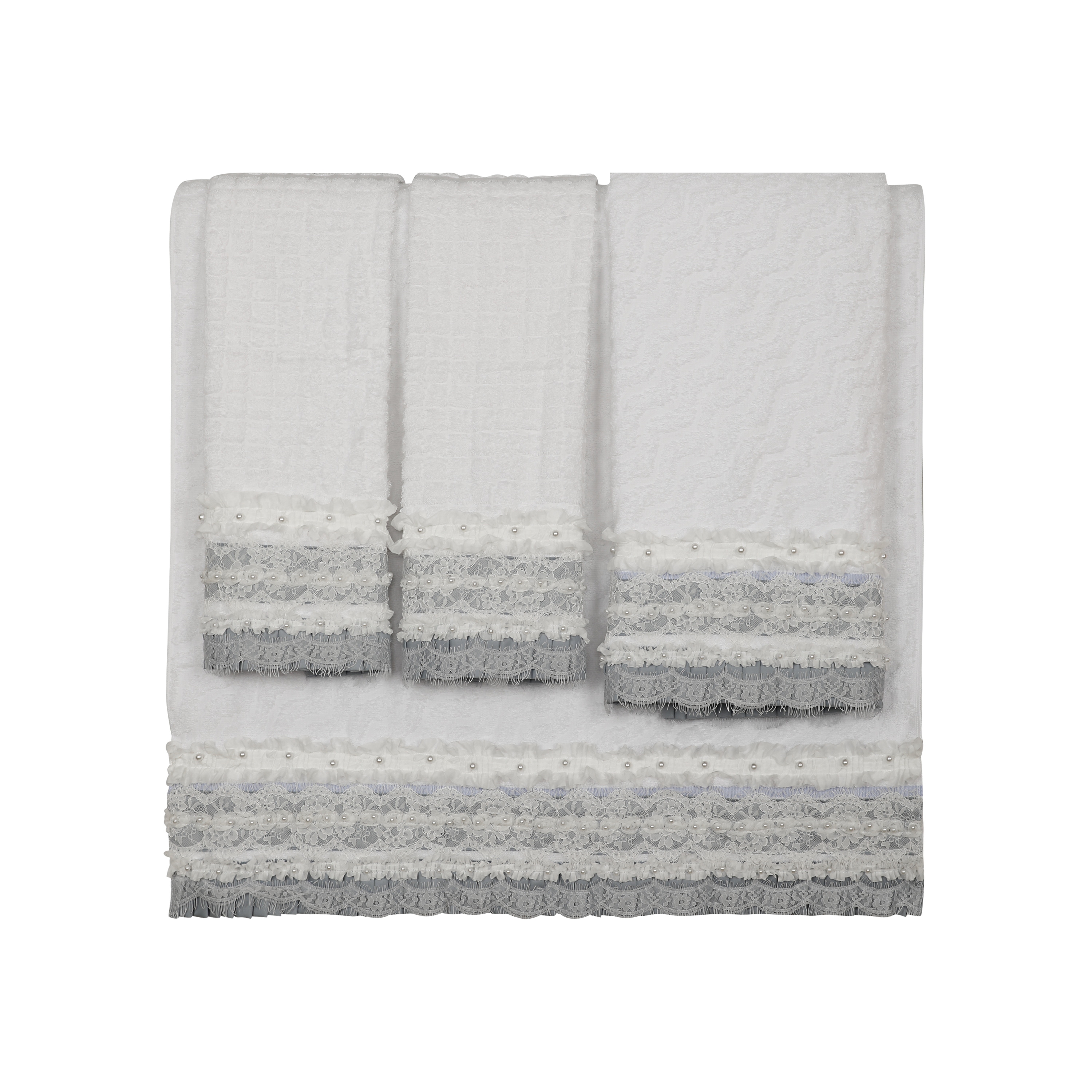 White veil towel