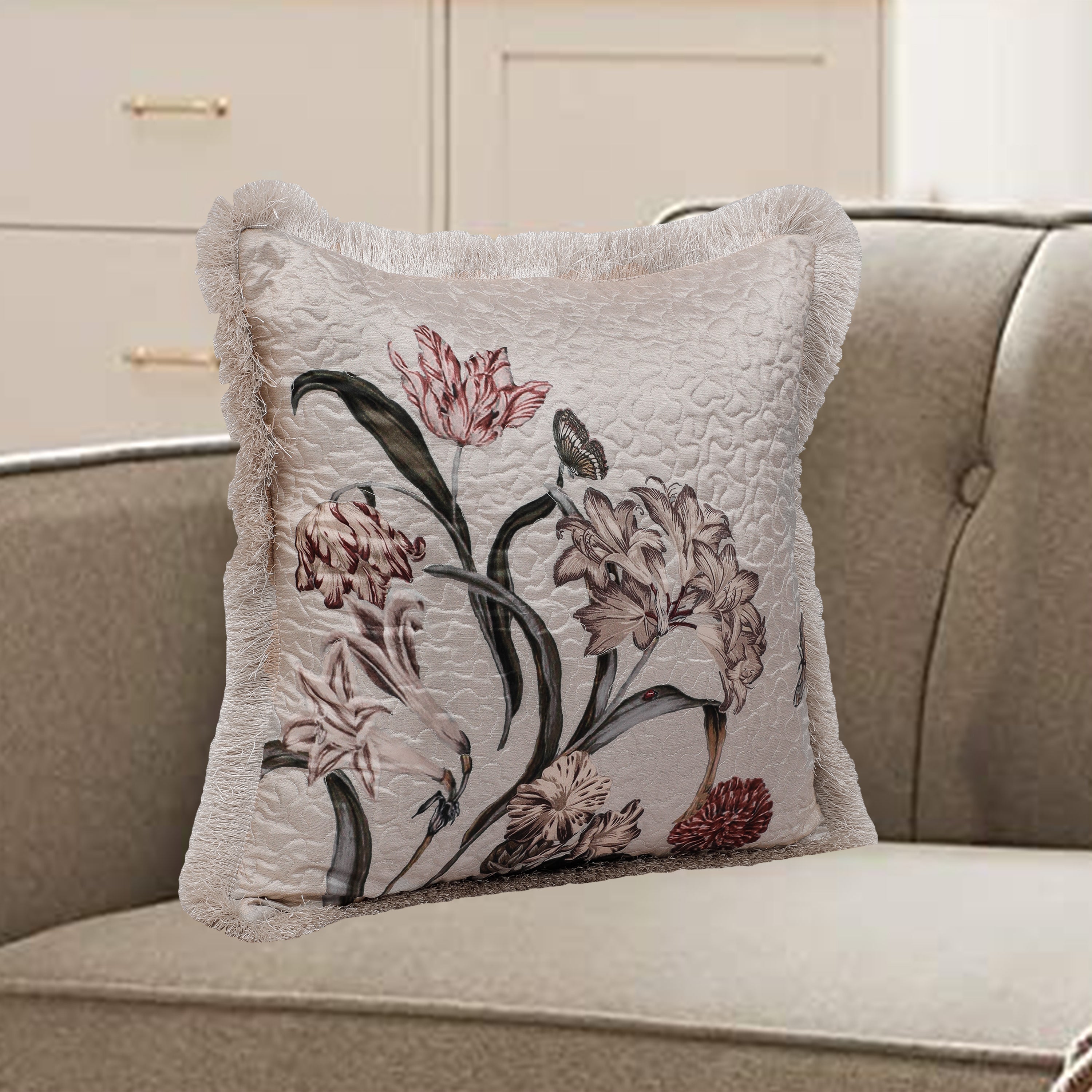 Floral Flourish-cushion cover