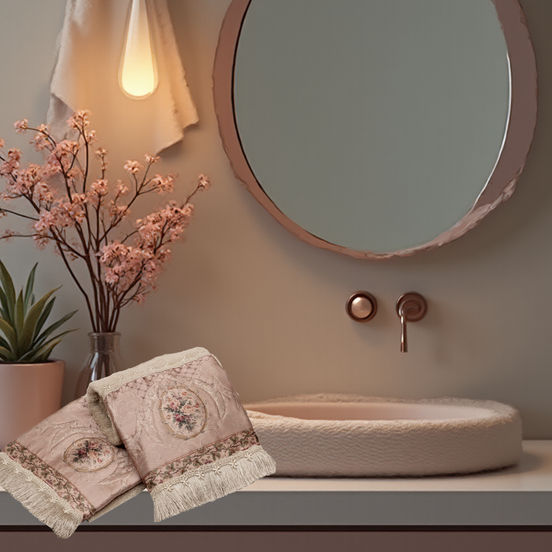 Antique Floral Towel