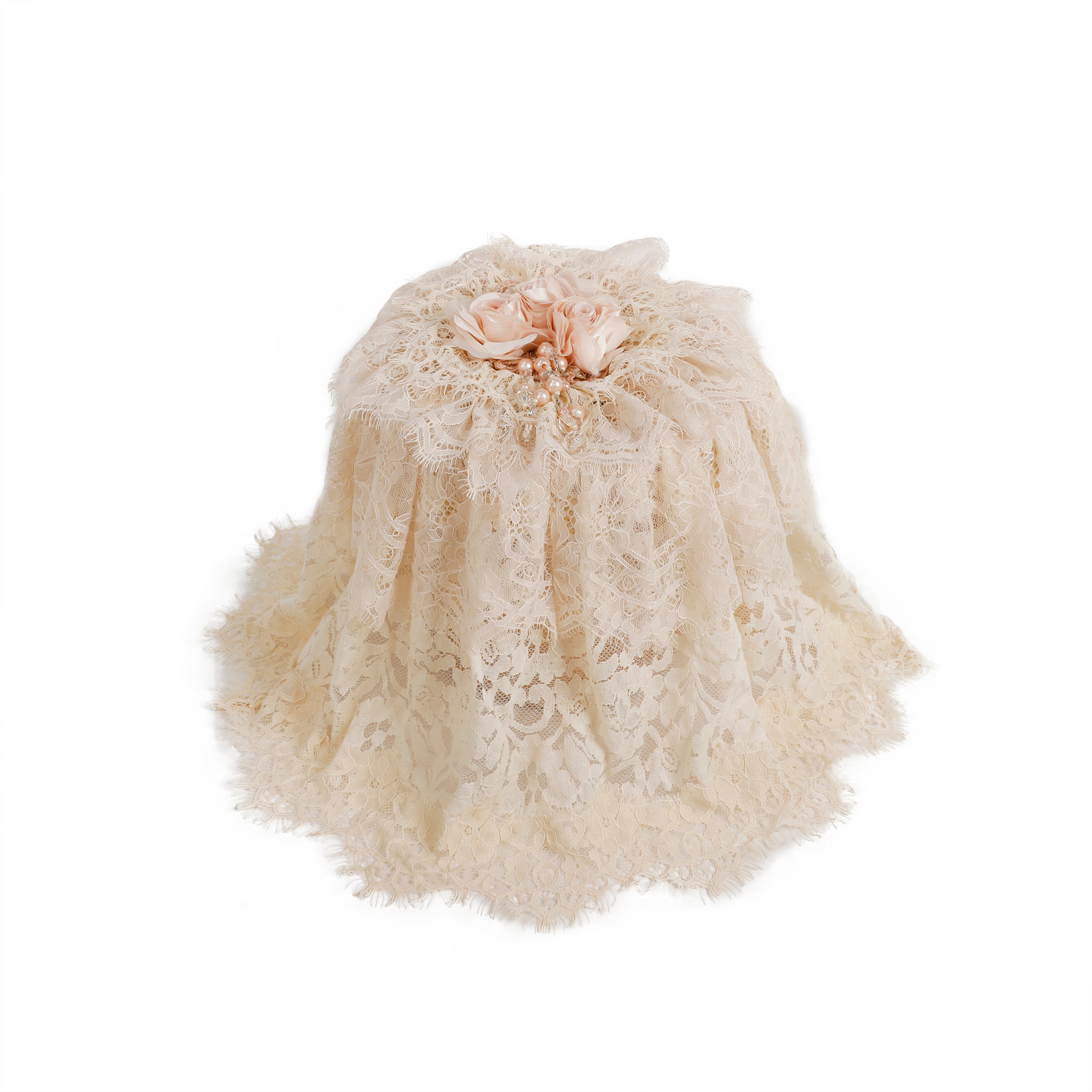 Peach and Cream  - Dustbin - Diva Riche