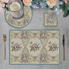 Ribbon Coaster - 8 pcs set - Diva Riche