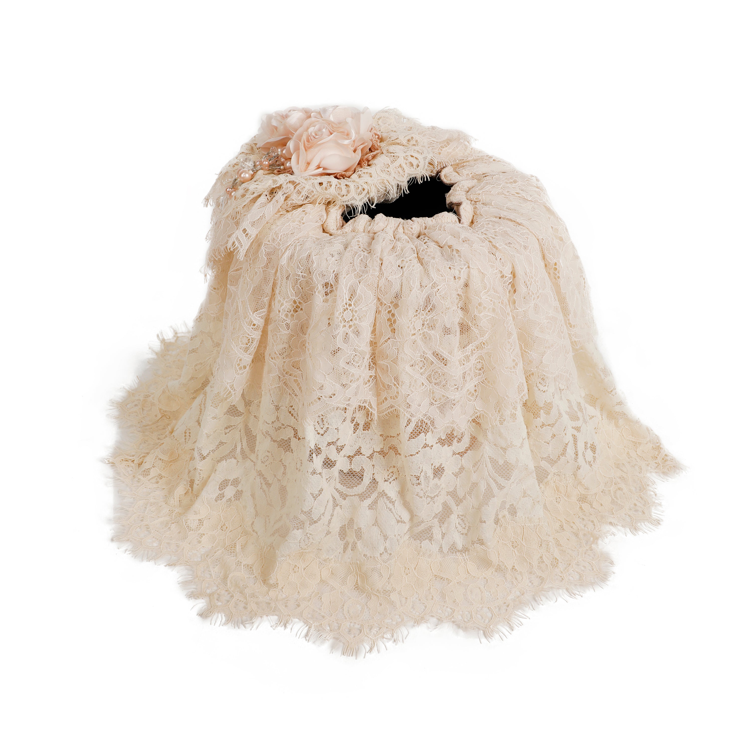 Peach and Cream  - Dustbin - Diva Riche