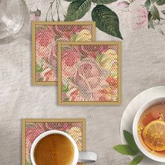 Grey Bal Coaster - 8 pcs set - Diva Riche