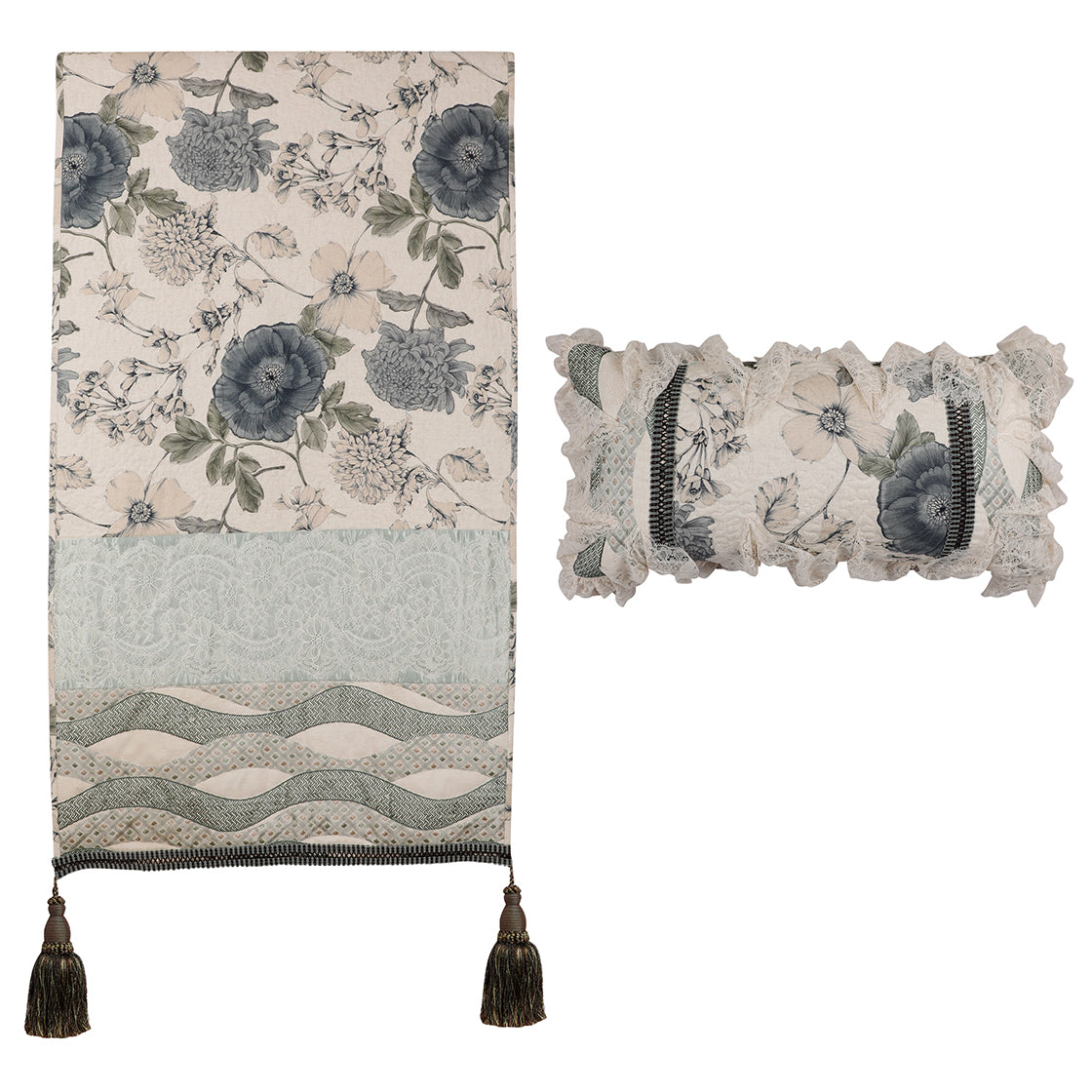 Bleau monde - Runner and cushion - Diva Riche