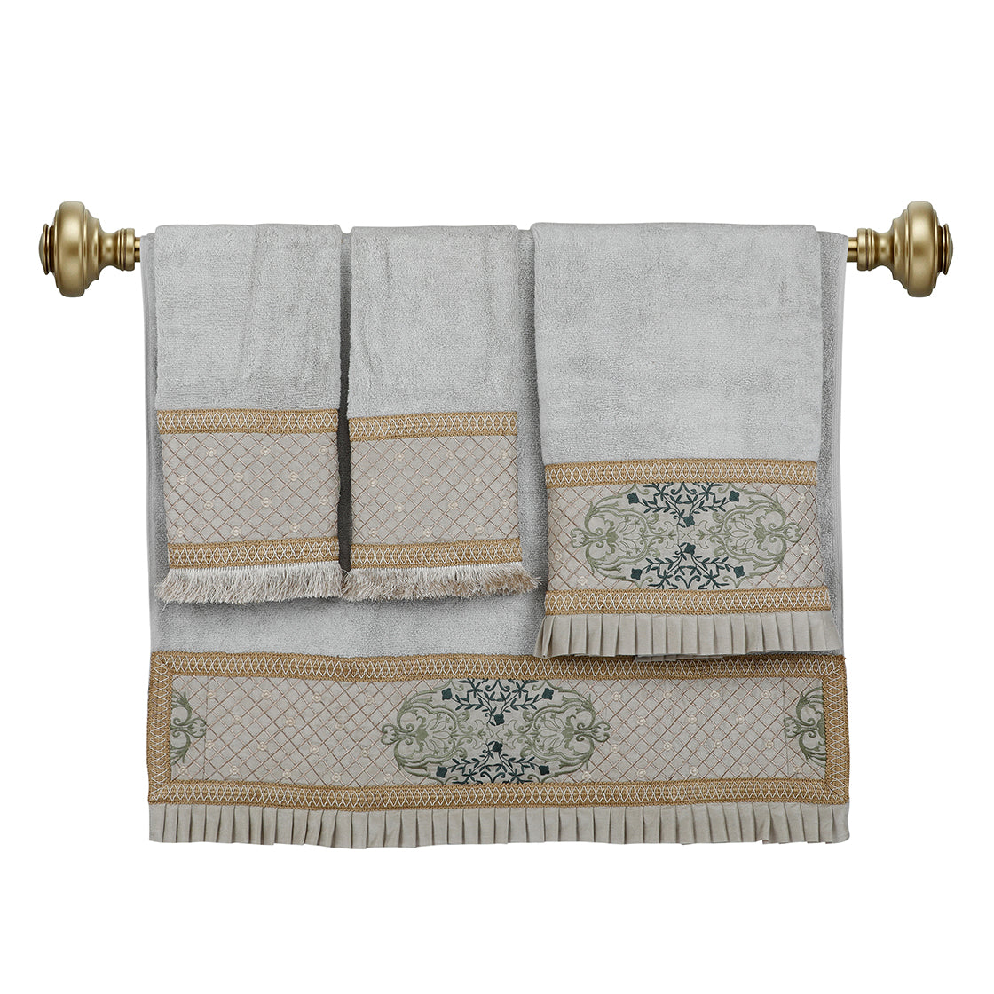 Melba Towels - 4 pc sets - Diva Riche